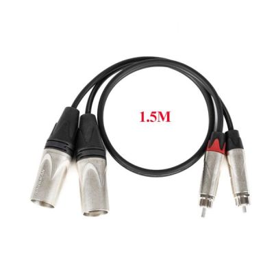 DIVAAUDIO DA2RCA2MXX-1.5 | สายสัญญาณ RCA เป็น XLR ผู้ ความยาว 1.5 เมตร